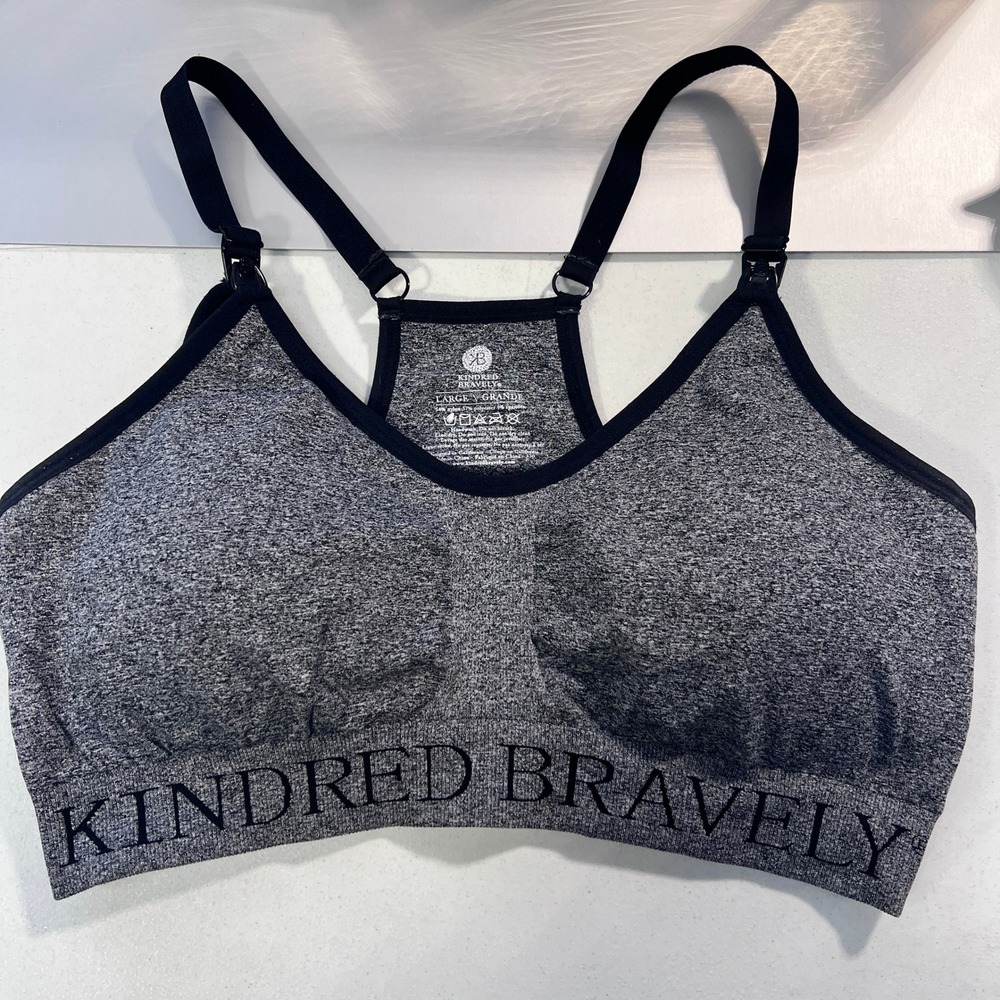 Kindred Bravely Sublime Hands Free Pumping Nursing Bra L maternity top baby mom